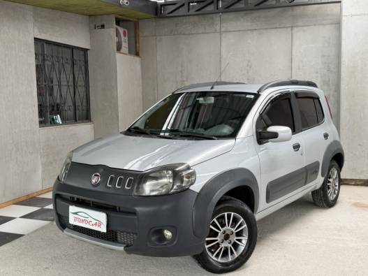 FIAT - UNO - 2010/2011 - Prata - Sob Consulta